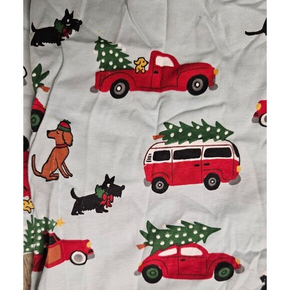 Lazy One Christmas Holiday Dogs Trees Cars Unisex PJ Pants Size Small - Picture 5 of 12